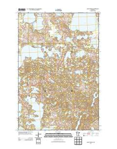 Lake Franklin Minnesota Historical topographic map, 1:24000 scale, 7.5 X 7.5 Minute, Year 2013