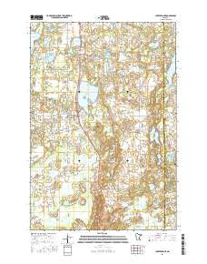Lake Fremont Minnesota Current topographic map, 1:24000 scale, 7.5 X 7.5 Minute, Year 2016