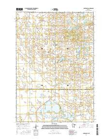 Lake Hassel Minnesota Current topographic map, 1:24000 scale, 7.5 X 7.5 Minute, Year 2016