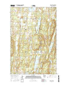 Lake Hattie Minnesota Current topographic map, 1:24000 scale, 7.5 X 7.5 Minute, Year 2016