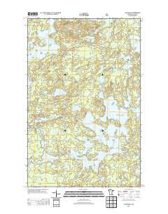 Lake Insula Minnesota Historical topographic map, 1:24000 scale, 7.5 X 7.5 Minute, Year 2013