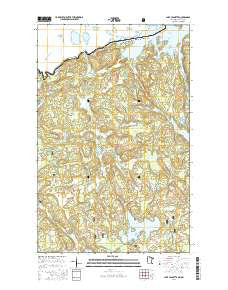 Lake Jeanette Minnesota Current topographic map, 1:24000 scale, 7.5 X 7.5 Minute, Year 2016