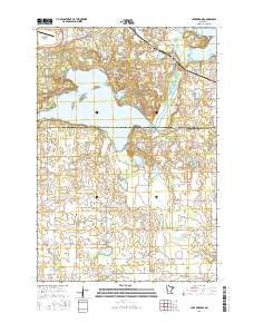 Lake Koronis Minnesota Current topographic map, 1:24000 scale, 7.5 X 7.5 Minute, Year 2016