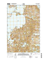 Lake Lida Minnesota Current topographic map, 1:24000 scale, 7.5 X 7.5 Minute, Year 2016