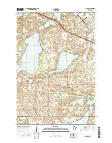 Lake Mary Minnesota Current topographic map, 1:24000 scale, 7.5 X 7.5 Minute, Year 2016