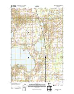 Lake Miltona East Minnesota Historical topographic map, 1:24000 scale, 7.5 X 7.5 Minute, Year 2013