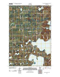 Lake Miltona West Minnesota Historical topographic map, 1:24000 scale, 7.5 X 7.5 Minute, Year 2010