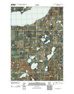 Lake Minnewaska Minnesota Historical topographic map, 1:24000 scale, 7.5 X 7.5 Minute, Year 2010