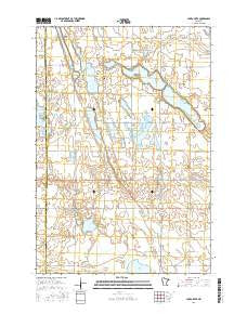Lake Oliver Minnesota Current topographic map, 1:24000 scale, 7.5 X 7.5 Minute, Year 2016