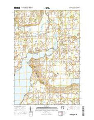Lake Osakis East Minnesota Current topographic map, 1:24000 scale, 7.5 X 7.5 Minute, Year 2016