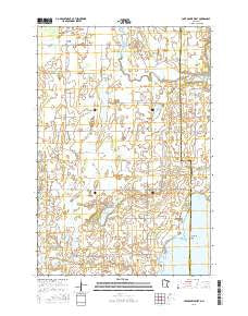 Lake Osakis West Minnesota Current topographic map, 1:24000 scale, 7.5 X 7.5 Minute, Year 2016