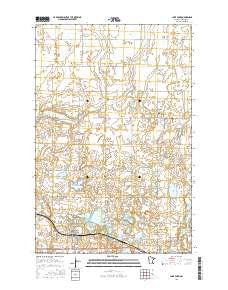 Lake Park Minnesota Current topographic map, 1:24000 scale, 7.5 X 7.5 Minute, Year 2016
