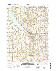 Lakefield Minnesota Current topographic map, 1:24000 scale, 7.5 X 7.5 Minute, Year 2016