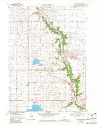 Lakefield NE Minnesota Historical topographic map, 1:24000 scale, 7.5 X 7.5 Minute, Year 1970
