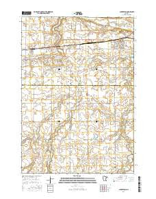Lamberton Minnesota Current topographic map, 1:24000 scale, 7.5 X 7.5 Minute, Year 2016