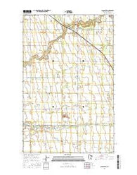 Lancaster Minnesota Current topographic map, 1:24000 scale, 7.5 X 7.5 Minute, Year 2016