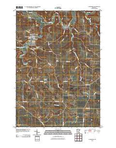 Lanesboro Minnesota Historical topographic map, 1:24000 scale, 7.5 X 7.5 Minute, Year 2010