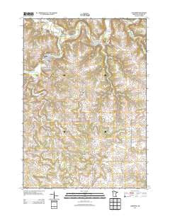 Lanesboro Minnesota Historical topographic map, 1:24000 scale, 7.5 X 7.5 Minute, Year 2013