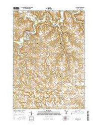 Lanesboro Minnesota Current topographic map, 1:24000 scale, 7.5 X 7.5 Minute, Year 2016