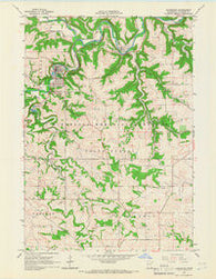 Lanesboro Minnesota Historical topographic map, 1:24000 scale, 7.5 X 7.5 Minute, Year 1965