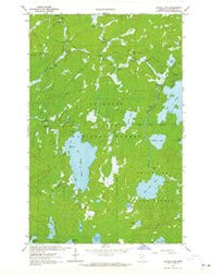 Lapond Lake Minnesota Historical topographic map, 1:24000 scale, 7.5 X 7.5 Minute, Year 1963