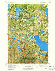 Laporte Minnesota Historical topographic map, 1:24000 scale, 7.5 X 7.5 Minute, Year 1972
