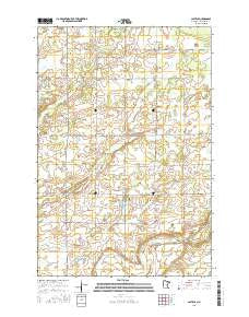 Lastrup Minnesota Current topographic map, 1:24000 scale, 7.5 X 7.5 Minute, Year 2016