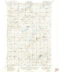 Lastrup Minnesota Historical topographic map, 1:62500 scale, 15 X 15 Minute, Year 1950