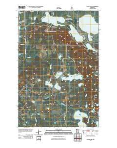 Laura Lake Minnesota Historical topographic map, 1:24000 scale, 7.5 X 7.5 Minute, Year 2011