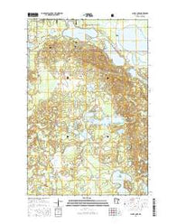 Laura Lake Minnesota Current topographic map, 1:24000 scale, 7.5 X 7.5 Minute, Year 2016