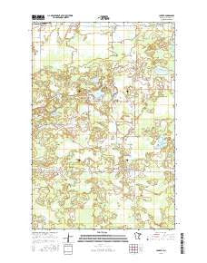 Lawler Minnesota Current topographic map, 1:24000 scale, 7.5 X 7.5 Minute, Year 2016