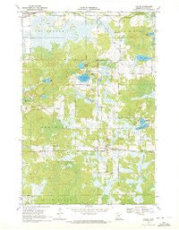 Lawler Minnesota Historical topographic map, 1:24000 scale, 7.5 X 7.5 Minute, Year 1969