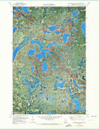 Lawrence Lake East Minnesota Historical topographic map, 1:24000 scale, 7.5 X 7.5 Minute, Year 1971