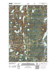 Lawrence Lake West Minnesota Historical topographic map, 1:24000 scale, 7.5 X 7.5 Minute, Year 2011
