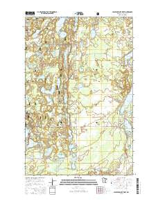 Lawrence Lake West Minnesota Current topographic map, 1:24000 scale, 7.5 X 7.5 Minute, Year 2016