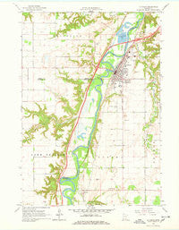 Le Sueur Minnesota Historical topographic map, 1:24000 scale, 7.5 X 7.5 Minute, Year 1965