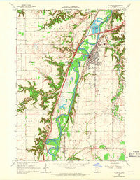 Le Sueur Minnesota Historical topographic map, 1:24000 scale, 7.5 X 7.5 Minute, Year 1965