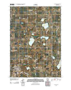 Le Center Minnesota Historical topographic map, 1:24000 scale, 7.5 X 7.5 Minute, Year 2010
