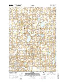 Le Center Minnesota Current topographic map, 1:24000 scale, 7.5 X 7.5 Minute, Year 2016