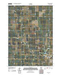Le Roy Minnesota Historical topographic map, 1:24000 scale, 7.5 X 7.5 Minute, Year 2010