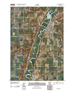 Le Sueur Minnesota Historical topographic map, 1:24000 scale, 7.5 X 7.5 Minute, Year 2010