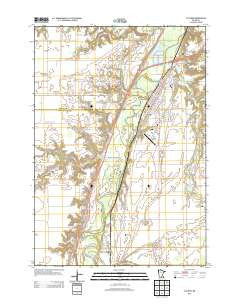 Le Sueur Minnesota Historical topographic map, 1:24000 scale, 7.5 X 7.5 Minute, Year 2013