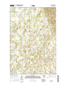 Leader Minnesota Current topographic map, 1:24000 scale, 7.5 X 7.5 Minute, Year 2016