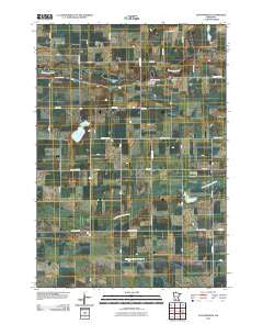 Leavenworth Minnesota Historical topographic map, 1:24000 scale, 7.5 X 7.5 Minute, Year 2010