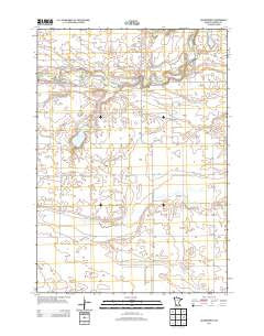 Leavenworth Minnesota Historical topographic map, 1:24000 scale, 7.5 X 7.5 Minute, Year 2013