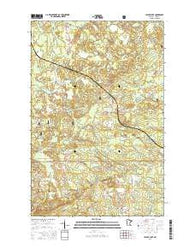 Legler Lake Minnesota Current topographic map, 1:24000 scale, 7.5 X 7.5 Minute, Year 2016