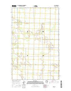 Leo Minnesota Current topographic map, 1:24000 scale, 7.5 X 7.5 Minute, Year 2016
