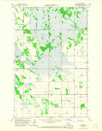 Leo Minnesota Historical topographic map, 1:24000 scale, 7.5 X 7.5 Minute, Year 1966