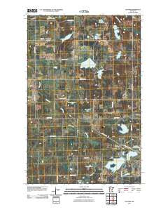 Leonard Minnesota Historical topographic map, 1:24000 scale, 7.5 X 7.5 Minute, Year 2010