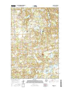 Leonard Minnesota Current topographic map, 1:24000 scale, 7.5 X 7.5 Minute, Year 2016